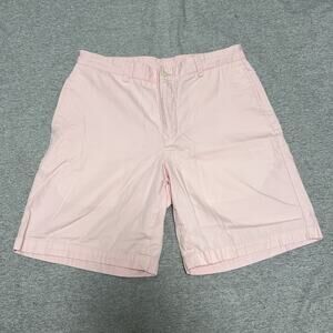 Vineyard Vines Size 33 Pink Breaker Shorts Chino Club Short 100% Cotton Shep&Ian